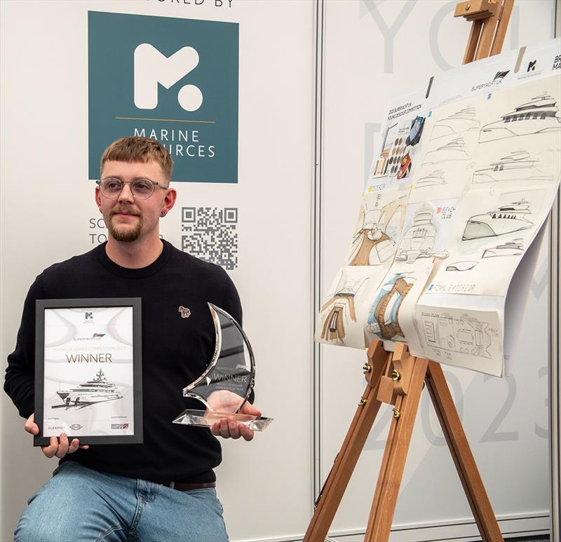 Oliver Rommelrath from Staffordshire University crowned 2023 winner - Superyacht UK Young Designer Competition photo copyright British Marine taken at 