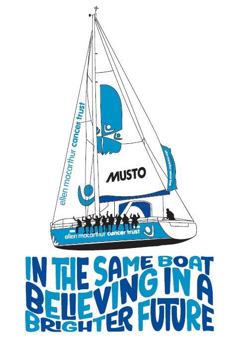 Winning design by Lucie Matthews for the Ellen MacArthur Cancer Trust photo copyright EMCT taken at 