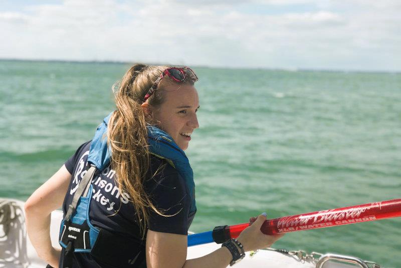 Lucie Matthews sailing with the Ellen MacArthur Cancer Trust photo copyright EMCT taken at 