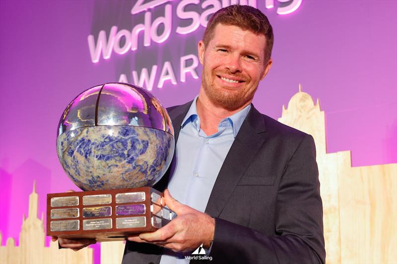 Tom Slingsby winner of the Rolex World Sailor of the Year - Male at the World Sailing Awards, Malaga, Spain on 14th November - photo © Mark Lloyd / World Sailing