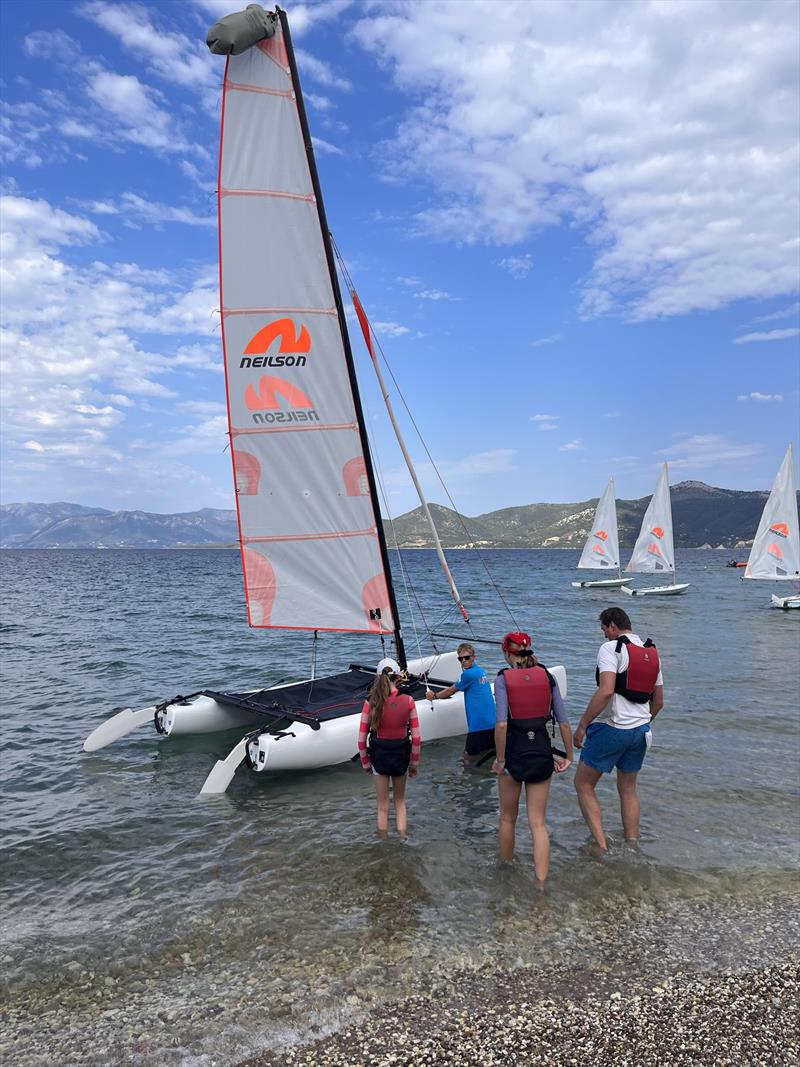 Sailing at Vounaki - photo © Sarah Heron