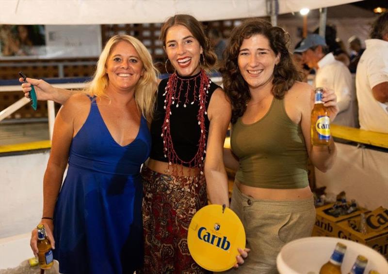 Carib Beer at the informal daily prize-givings at AYC - photo © Tim Wright / Photoaction.com