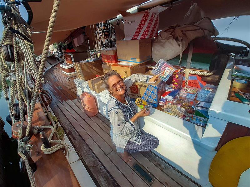 School Supplies delivered by S/V Vega - photo © Shane Granger