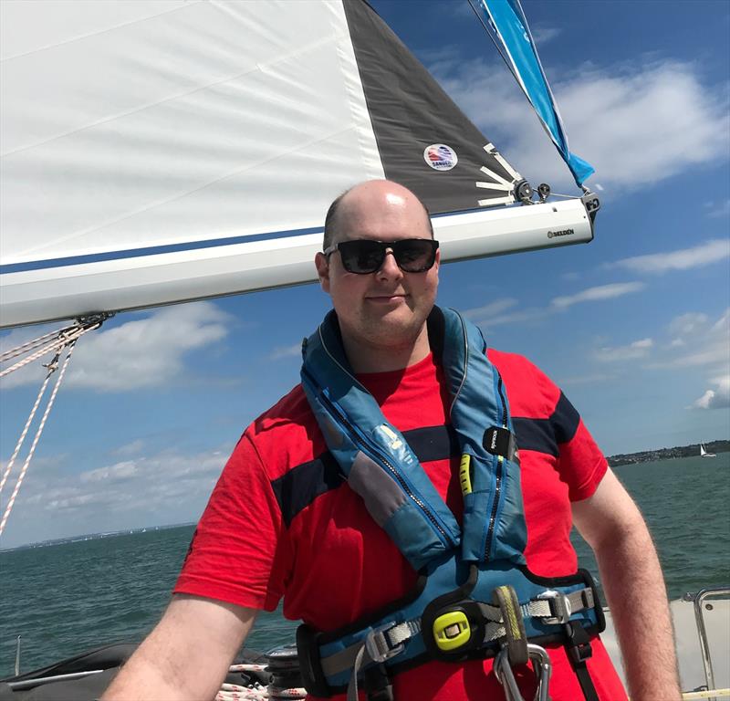 Martin sailing with the Ellen MacArthur Cancer Trust photo copyright Ellen MacArthur Cancer Trust taken at 