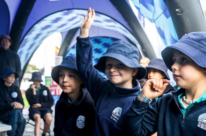 Protect Our Future schools programme - photo © Emirates Great Britain SailGP Team