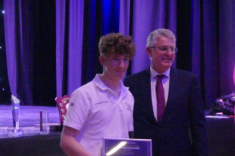 Freddie Sunderland wins a Rugby Excellence in Sport Award photo copyright Jeremy Atkins taken at Draycote Water Sailing Club