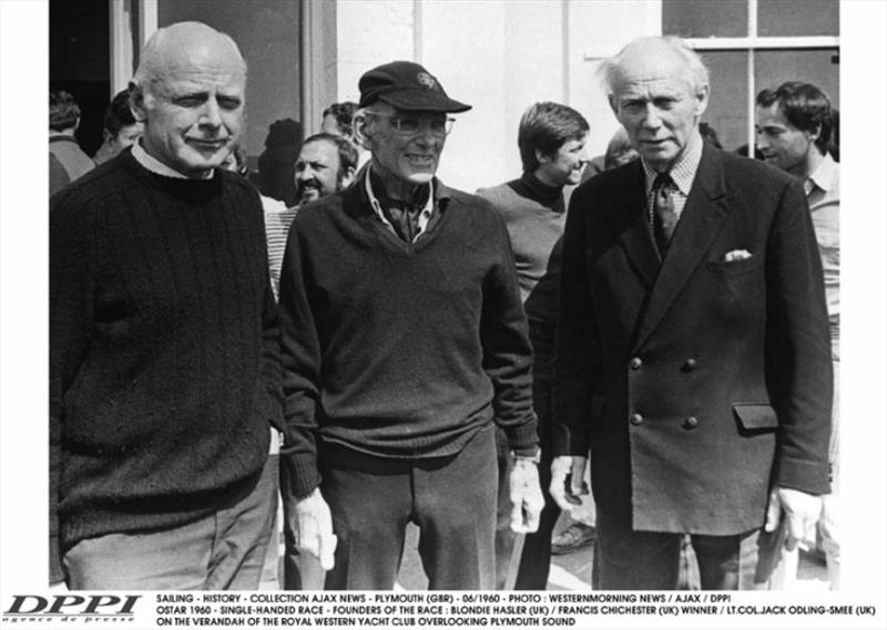 On June 10th 1960 the Observer Singlehanded TransAtlantic race set off with five intrepid solo skippers starting off Plymouth photo copyright Jonathan Eastland taken at 