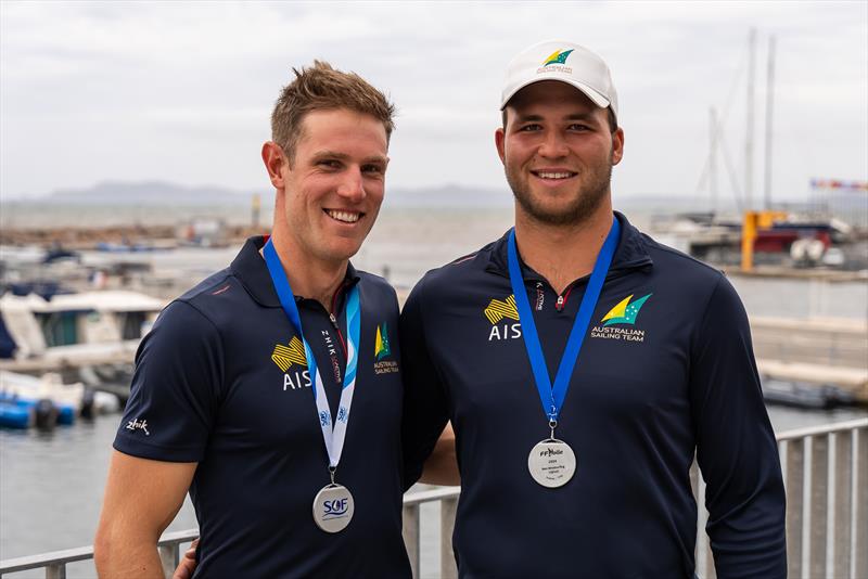 Matt Wearn and Grae Morris - French Olympic Week Regatta 2024 - photo © Beau Outteridge