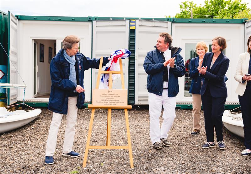 Princess Royal visit to Seaview Sailing Trust photo copyright Sea View Yacht Club taken at Sea View Yacht Club