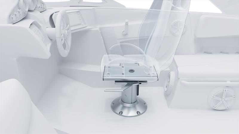 The Latitude™ Evolve electric seat pedestal photo copyright Navico Group taken at 
