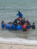 Cadetfest raft building at Whitstable © Steve Gray