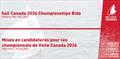 Sail Canada 2026 Championships bids open © Sail Canada