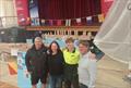 The McAlpine family with Sean Langman, whose company, Noakes, paddy now works at © Paddy McAlpine