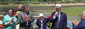 The Sailing Club's President Ian Grant tells the story behind the history of the club during the Mengeham Rythe Sailing Club 75th Anniversary Celebrations © Cat Dawtrey