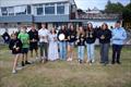Solway Yacht Club Cadet Week - 2025 Cadet Week Trophy Winners on the lawn after their prize giving © Nicola McColm