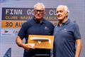 IFA President Rob McMillan and Jose Matoso - 2025 Finn Gold Cup podium © Robert Deaves