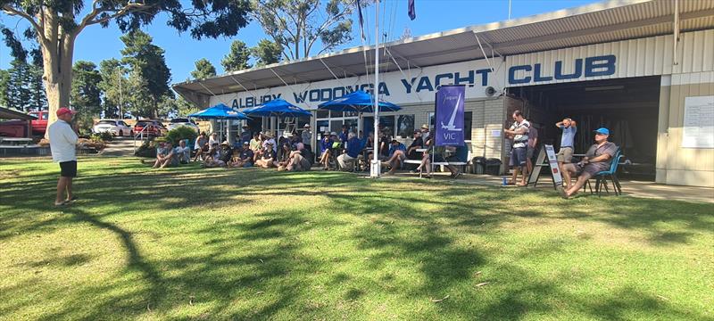 Albury Wodonga Sailing Club was the host with the most (as long as you're not referring to the water levels!) - Taipan State Championships photo copyright Mark Sullivan taken at Albury Wodonga Sailing Club