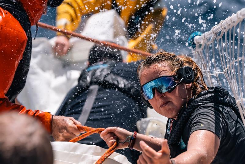 Race 5 on board UNICEF - first mate Laura Hampton - photo © Tiger Brisius / 16 Degrees South / Clipper Race