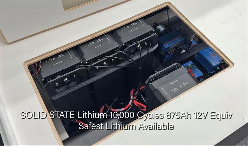 Solid State Lithium 875Ah 12V in situ - photo © Safiery