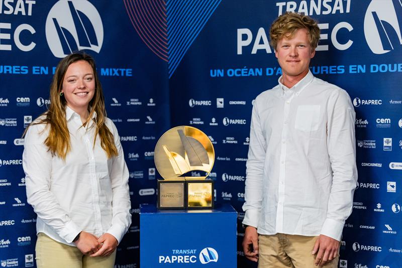 The skippers of the Transat Paprec - photo © Thomas Deregnieaux - Qaptur