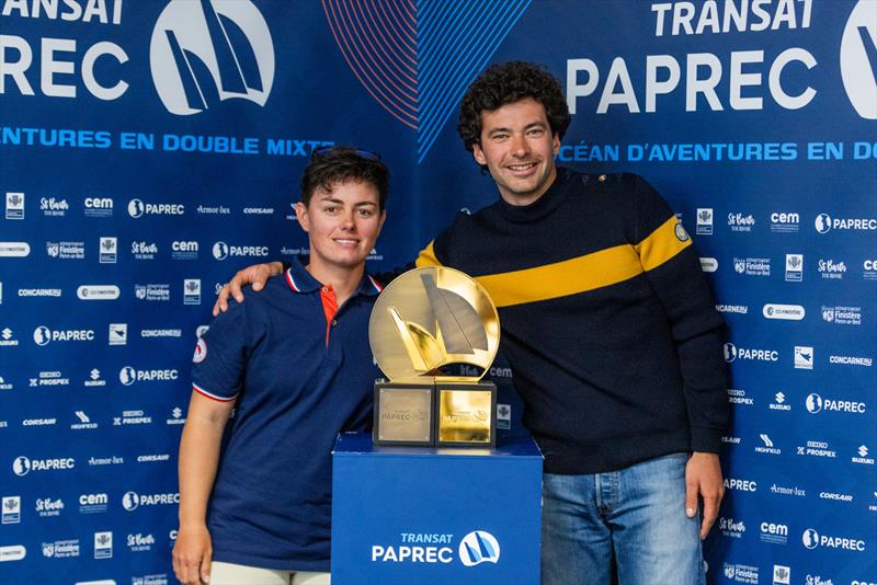 The skippers of the Transat Paprec - photo © Thomas Deregnieaux - Qaptur