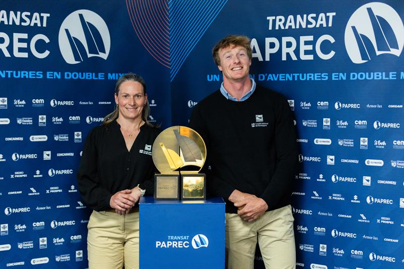 The skippers of the Transat Paprec - photo © Thomas Deregnieaux - Qaptur