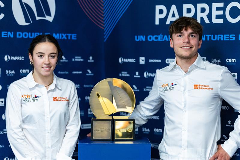 The skippers of the Transat Paprec - photo © Thomas Deregnieaux - Qaptur