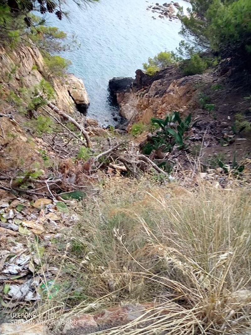 Snowdens Ascent, Cliff Path Near Palamos, Catalonia - photo © Paul Weston