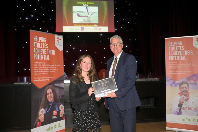 Imogen Green at the Rugby Sports Awards photo copyright Jamie Gray / Rugby Sport & Leisure taken at Draycote Water Sailing Club