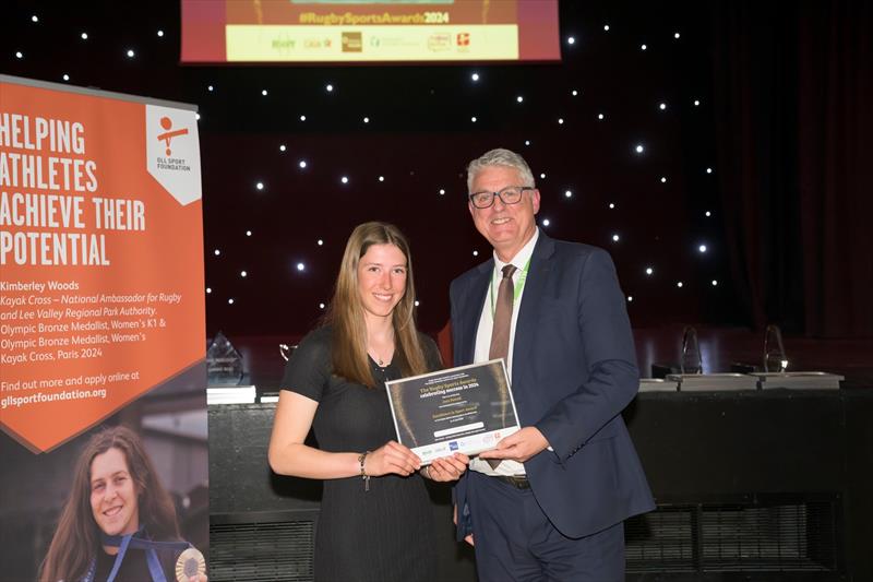 Jess Powell at the Rugby Sports Awards photo copyright Jamie Gray / Rugby Sport & Leisure taken at Draycote Water Sailing Club