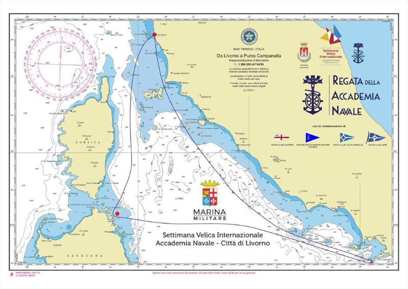 RAN 630 Course photo copyright Regata dell'Accademia Navale taken at Yacht Club Livorno