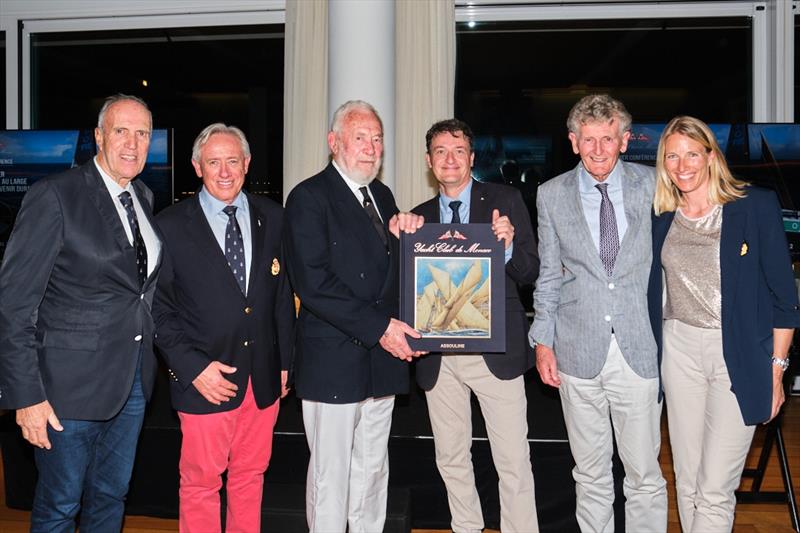 Sir Robin Knox-Johnston guest of honour at Yacht Club de Monaco - photo © Martin Messmer