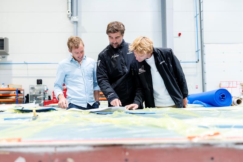 Thomas Ruyant (TR Racing), Boris Herrmann (Team Malizia), and Loïs Berrehar (Team Banque Populaire) - photo © Eloi Stichelbaut / polaRYSE / TR Racing / Team Malizia / BPCE