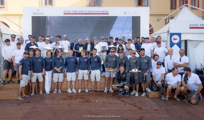 Tre Golfi Sailing Week IMA Maxi European Championship Inshore Series prize-giving - photo © Tre Golfi Sailing Week / Studio Borlenghi