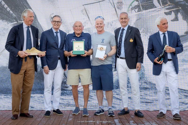 Tre Golfi Sailing Week IMA Maxi European Championship Inshore Series prize-giving - photo © Tre Golfi Sailing Week / Studio Borlenghi