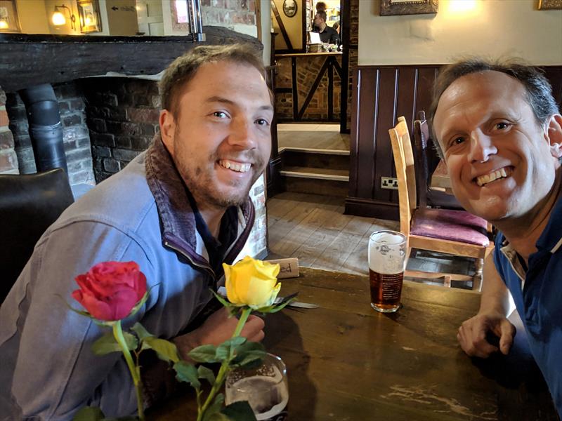 Catching up with Tom for lunch - photo © Mark Jardine
