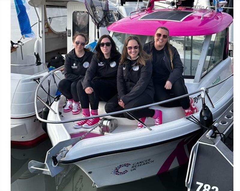 Wescom Group is supporting Rods and Ribbons - the all-female sea angling team - in raising funds for Cancer Research UK photo copyright Wescom Group taken at 