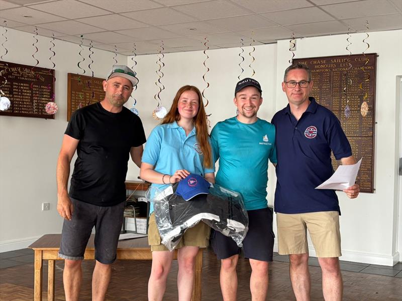 Huw and Delyth Hopkins win the Stag Cup during the The Chase Sailing Club 70th Anniversary celebration weekend - photo © Chris Anderson