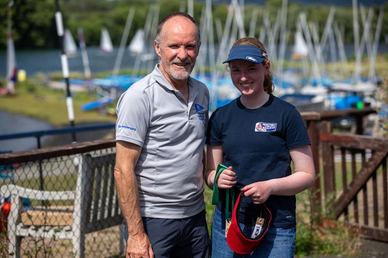 Pursuit 1st girl, Scatter Race 1st girl and 1st ILCA during the Chipstead SC Juniors Mid-summer Regatta 2025 photo copyright Chipmates parents taken at Chipstead Sailing Club