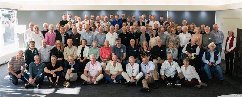 The Long Laser Lunch - whole group photo copyright Sean Mulcahy taken at Royal Prince Alfred Yacht Club