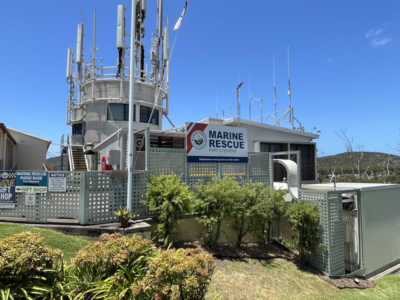 The Marine Rescue Port Stephens radio base is located at Nelson Head photo copyright Marine Rescue NSW taken at 