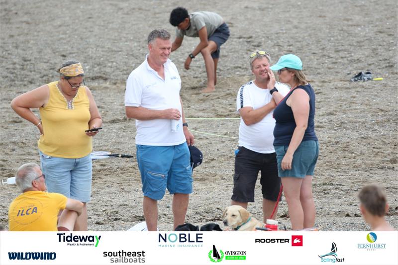 No wind on Days 2 & 3 of the ILCA UK National and Open Championships at Plas Heli photo copyright Steve Angel taken at Plas Heli Welsh National Sailing Academy