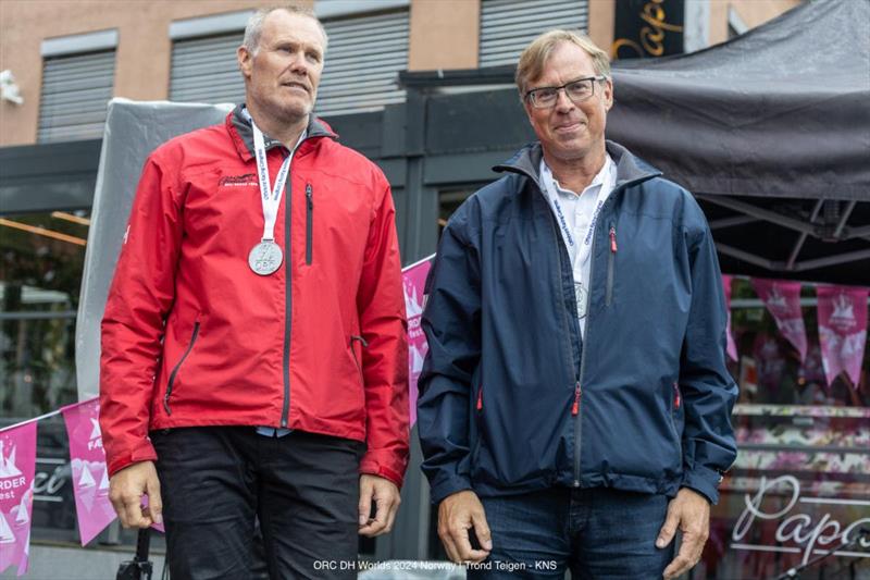 Lars Bergkvist & Anders Dahlsjo, Silver medallists in Class C at the 2024 ORC DH Worlds in Norway aboard CONSENSUS (Farr 30) - photo © KNS / Trond Teigen