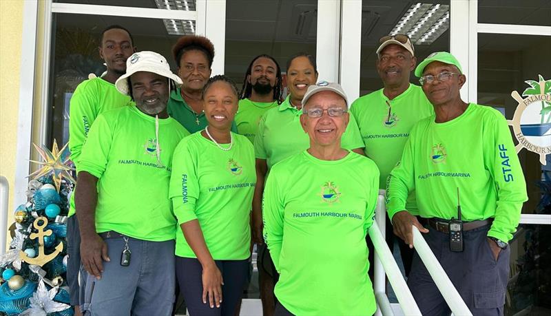 Meet the management, marina & administration team at the Falmouth Harbour Marina booth photo copyright Antigua and Barbuda Marine Association taken at 