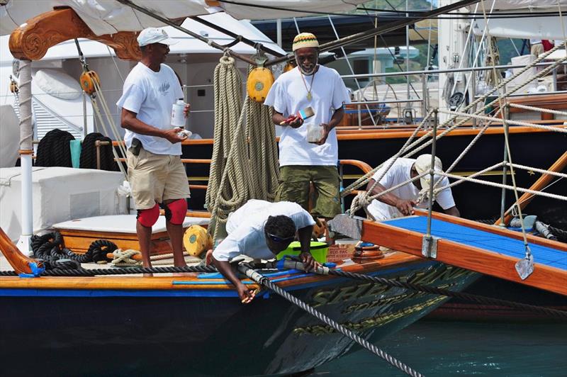 Antigua is known for having some of the best varnishers in the world photo copyright Antigua and Barbuda Marine Association taken at 
