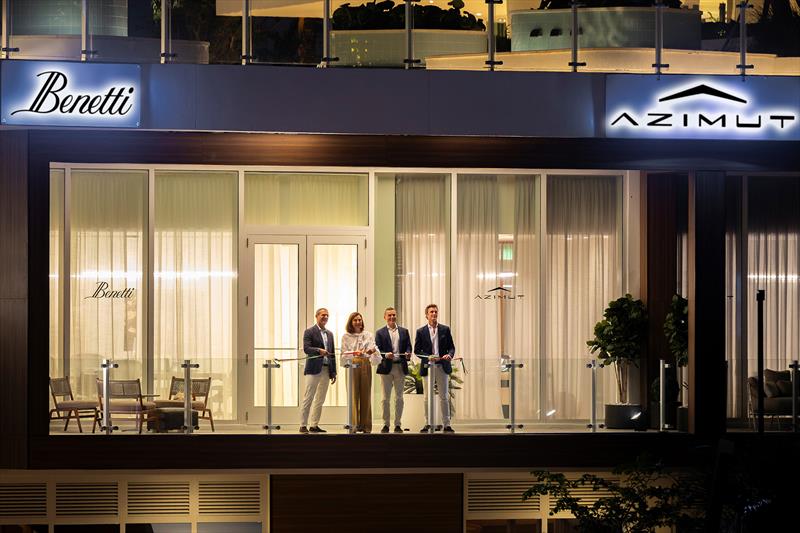 Americas HQ inauguration photo copyright Azimut Benetti Group taken at 