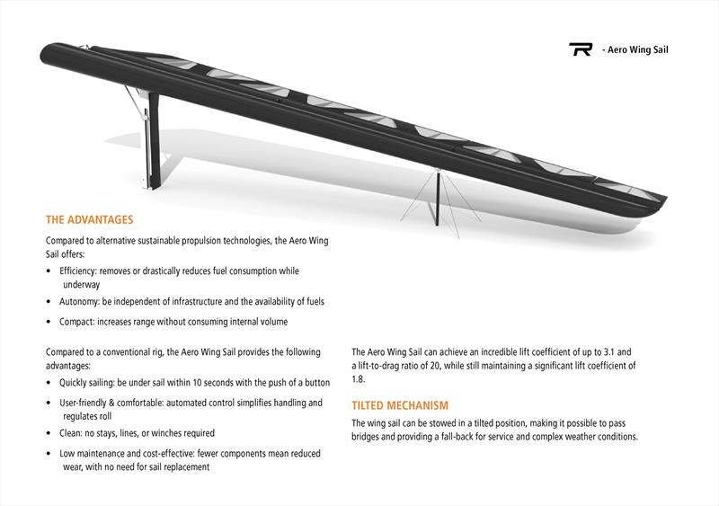 Rondal Aero Wing Sail advantages - photo © Rondal