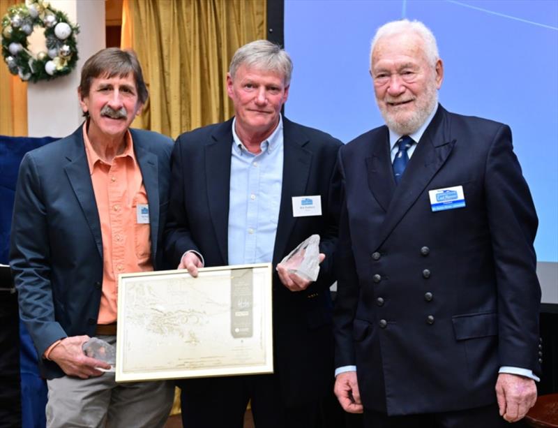 Skip Novak, Rick Tomlinson, Sir Robin Knox-Johnston - photo © Steve Walker / IACH