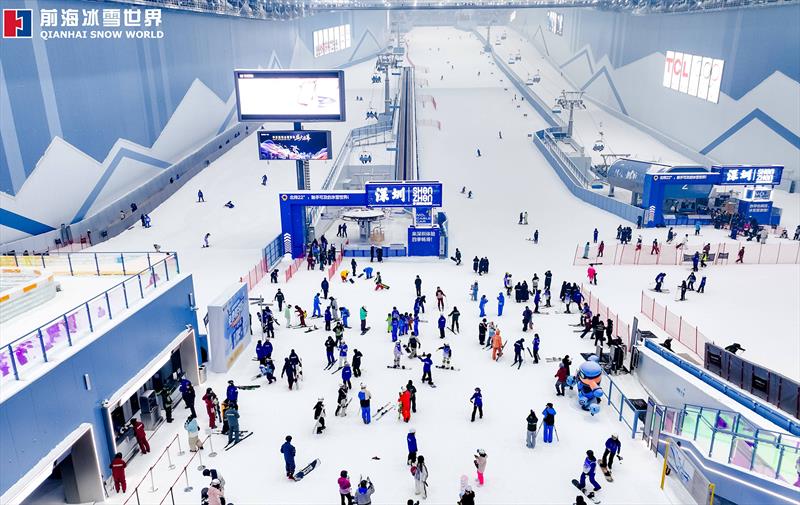 The newly opened Qianhai Snow World, Shenzhen - photo © World Match Racing Tour