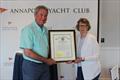 © CRAB Sailing Paul `Bo` Bollinger, CRAB President & CEO, receives the Adaptive Boating Month Proclamation from Secretary Carol Beatty © CRAB Sailing